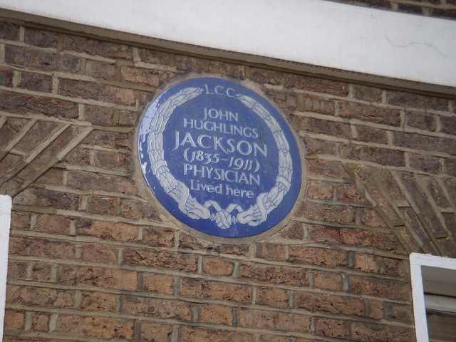 John Hughlings Jackson blue plaque - John Hughlings Jackson (1835-1911) physician lived here