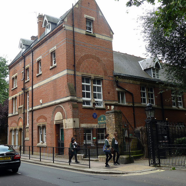 Leopold Stokowski blue plaque - Leopold Anthony Stokowski - musician - 1882-1977 attended this school