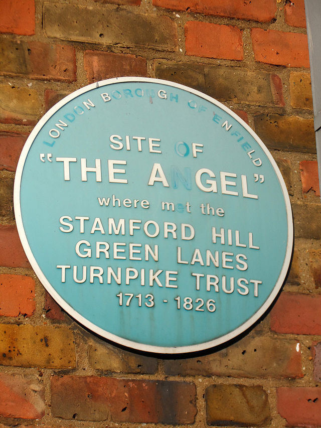 Blue plaque № 6424 - Site of  